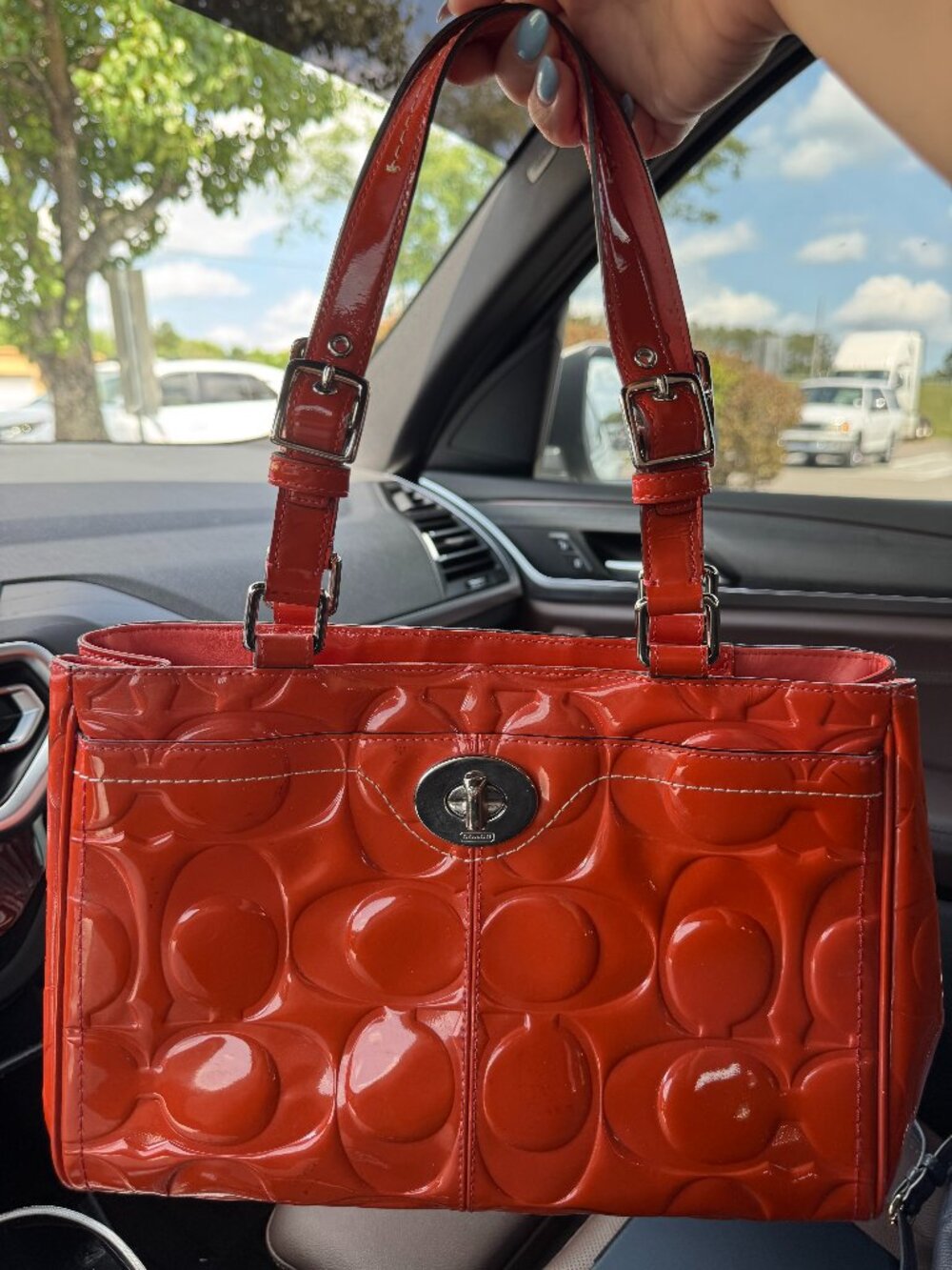 Coach Vintage Hamptons Patent Leather